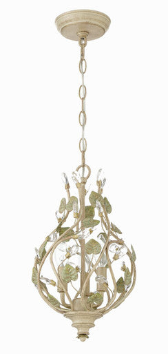 Crystorama Josie 3 Light Champagne Green Tea Mini Chandelier 4845-CT