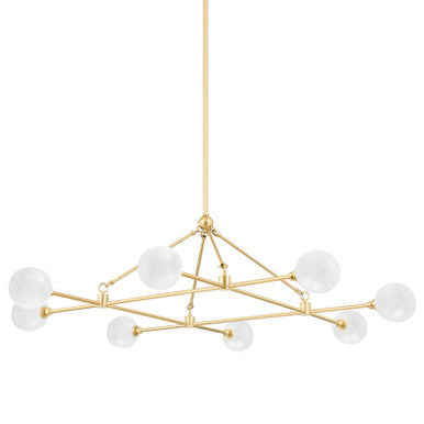 Hudson Valley Lighting Andrews Chandelier in Aged Brass 4846-AGB