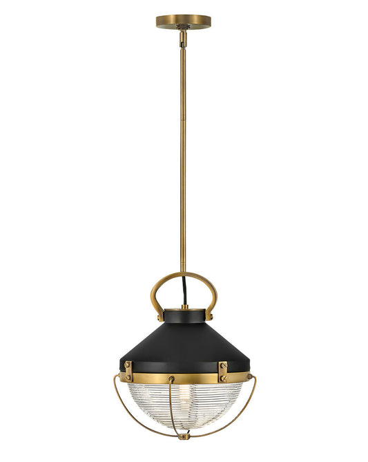 Hinkley Lighting Crew Small Pendant Heritage Brass 4847HB