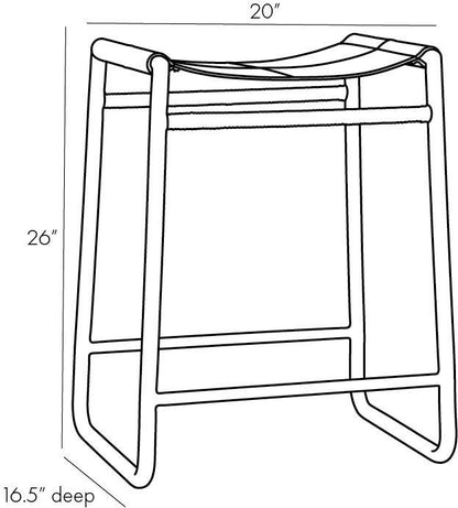 Arteriors Home Gasper Counter Stool 4878