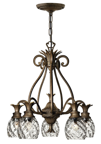 Hinkley Lighting Plantation Medium Single Tier Pearl Bronze 4885PZ