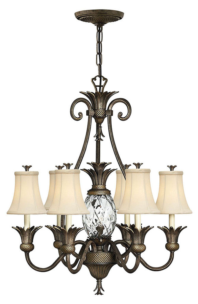 Hinkley Lighting Plantation Large Single Tier Pearl Bronze 4886PZ