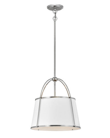 Hinkley Lighting Clarke Medium Pendant Polished Nickel 4894PN