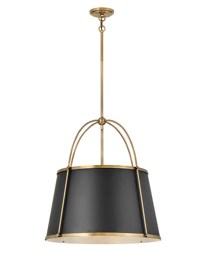 Hinkley Lighting Clarke Large Pendant Warm Brass 4895WS