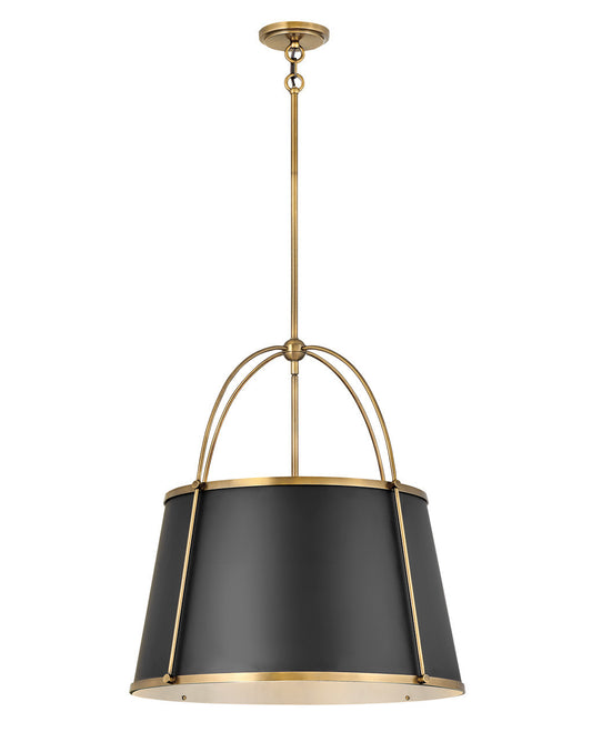 Hinkley Lighting Clarke Large Pendant Warm Brass 4895WS