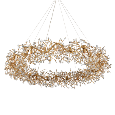 Currey & Co. Crystal Bud Grande Ring Chandelier 9000-1136