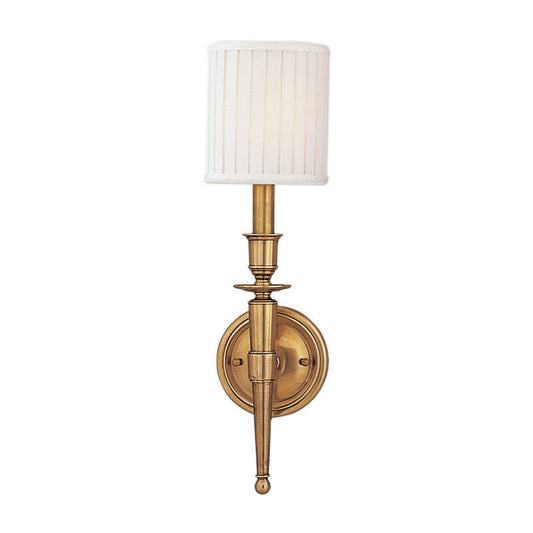 Hudson Valley Lighting Abington Wall Sconce in Aged Brass 4901-AGB