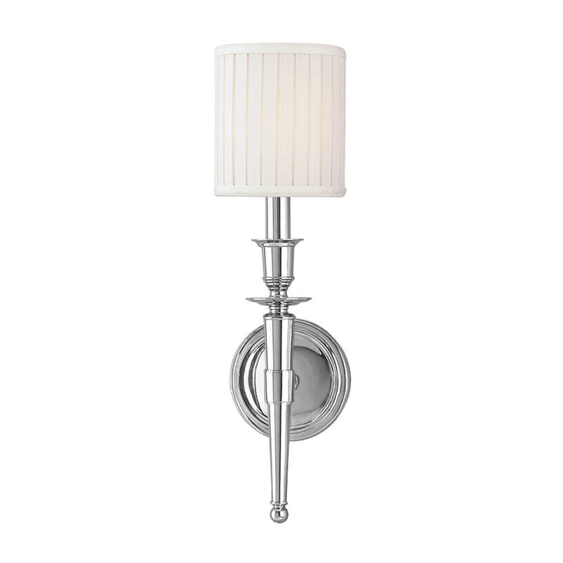 Hudson Valley Lighting Abington Wall Sconce in Polished Nickel 4901-PN