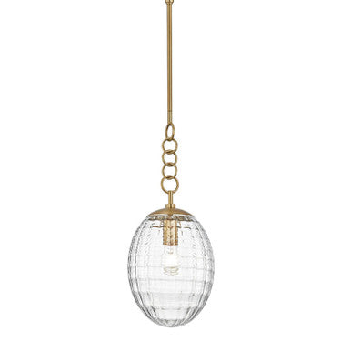 Hudson Valley Lighting Venice Pendant in Aged Brass 4908-AGB