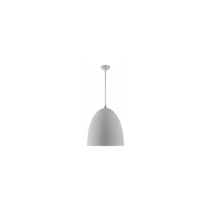 Livex Lighting Arlington Collection 3 Lt Nordic Gray Pendant  in Nordic Gray with Brushed Nickel Accents 49110-80