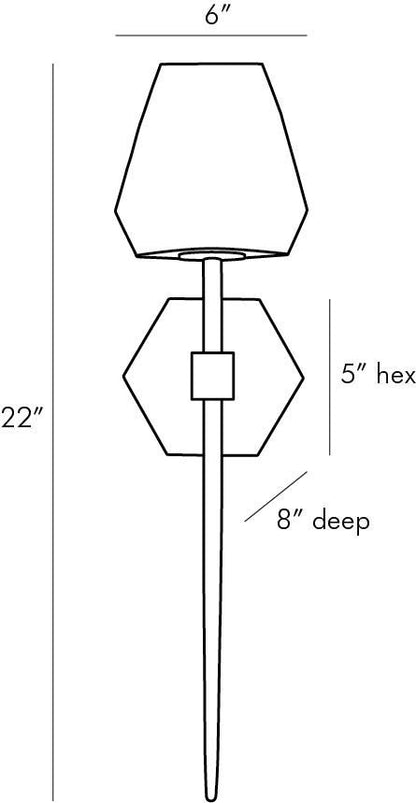 Arteriors Home Gemma Sconce 49370