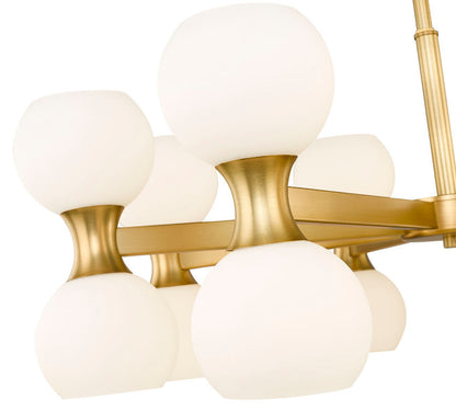 Z-Lite Artemis 16 Light Chandelier in Modern Gold 494-16MGLD