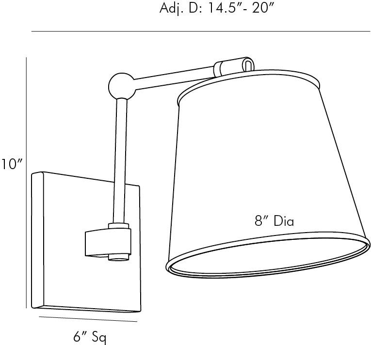 Arteriors Home Watson Sconce 49404