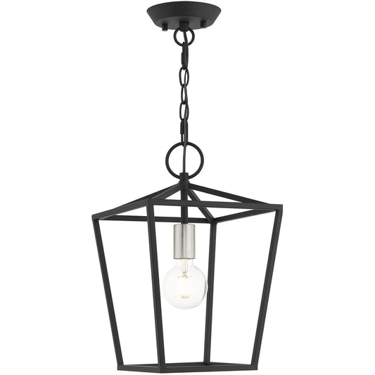 Livex Lighting Devonshire Collection 1 Lt Black Convertible Lantern in Black 49432-04