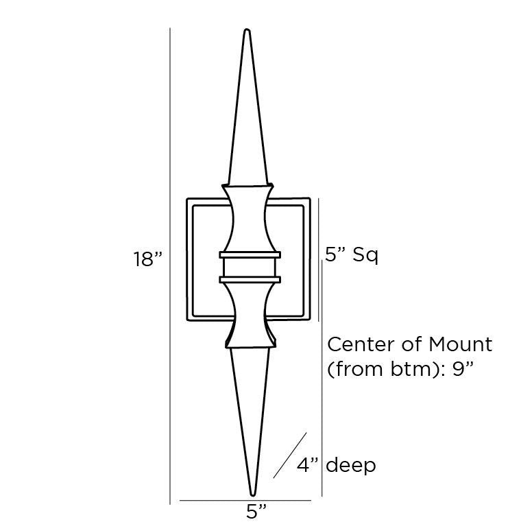 Arteriors Home Piper Sconce 49527