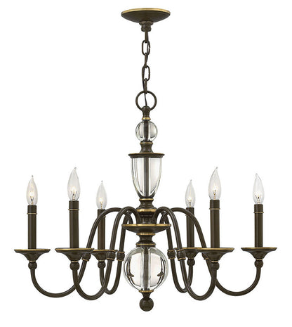 Hinkley Lighting Eleanor Small Single Tier Light Oiled Bronze 4956LZ