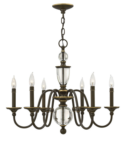 Hinkley Lighting Eleanor Small Single Tier Light Oiled Bronze 4956LZ