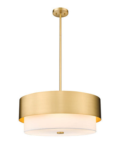 Z-Lite Counterpoint 5 Light Chandelier in Modern Gold 495P24-MGLD