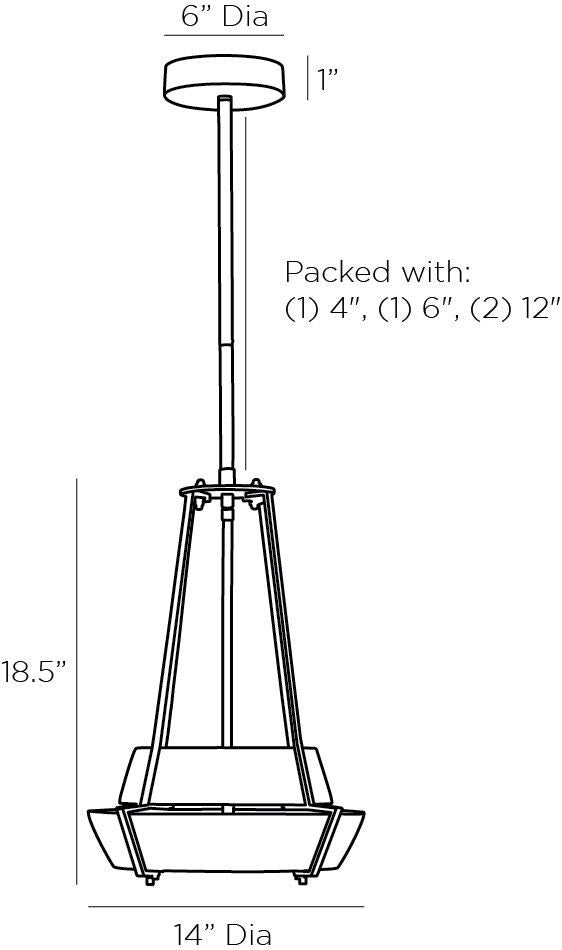 Arteriors Home Nova Pendant 49793