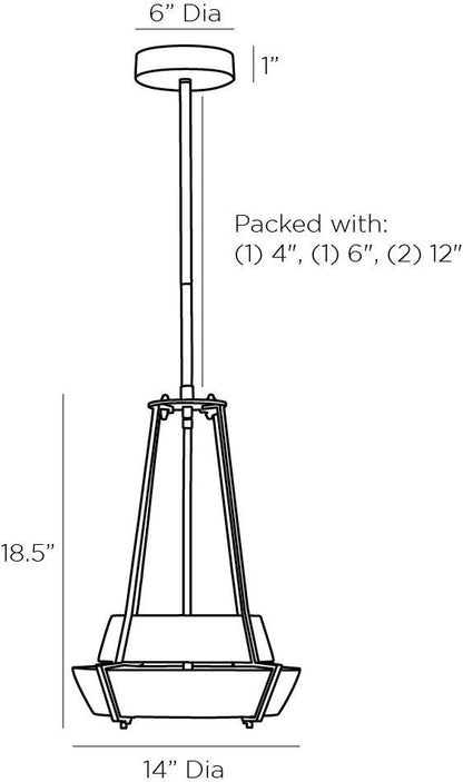 Arteriors Home Nova Pendant 49793