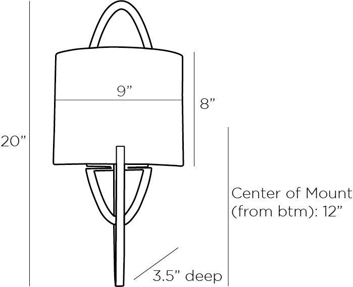 Arteriors Home Obra Sconce 49799