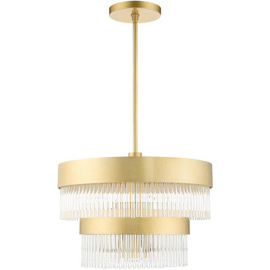 Livex Lighting Norwich Collection 5 Lt Soft Gold Chandelier  in Soft Gold 49824-33