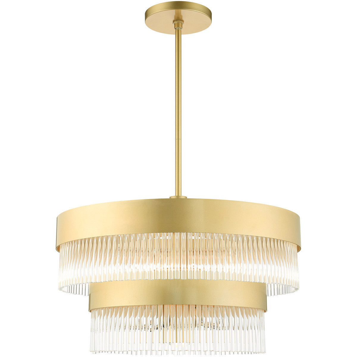 Livex Lighting Norwich Collection 6 Lt Soft Gold Chandelier in Soft Gold 49825-33