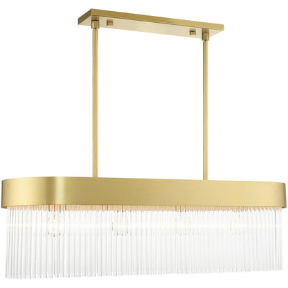 Livex Lighting Norwich Collection 4 Lt Soft Gold Chandelier in Soft Gold 49826-33