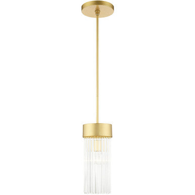 Livex Lighting Norwich Collection 1 Lt Soft Gold Chandelier in Soft Gold 49829-33