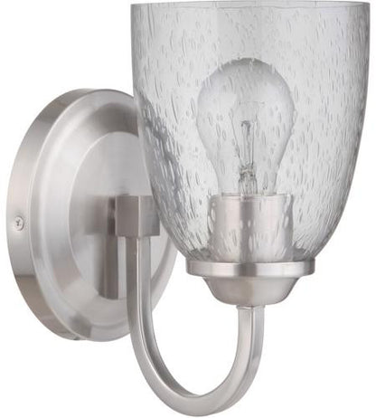 Craftmade 1 Light Wall Sconce in Brushed Polished Nickel 49901-BNK