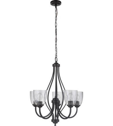 Craftmade 5 Light Chandelier in Espresso 49925-ESP