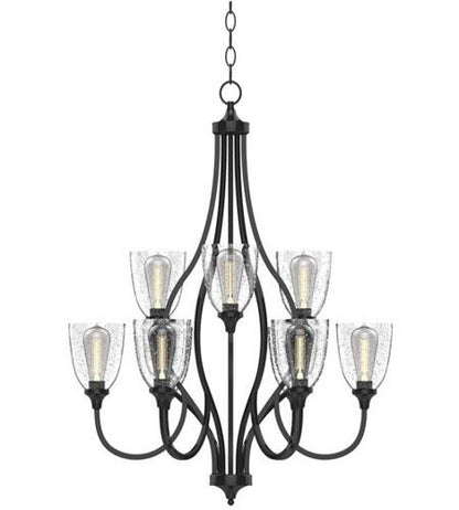 Craftmade 9 Light Chandelier in Espresso 49929-ESP