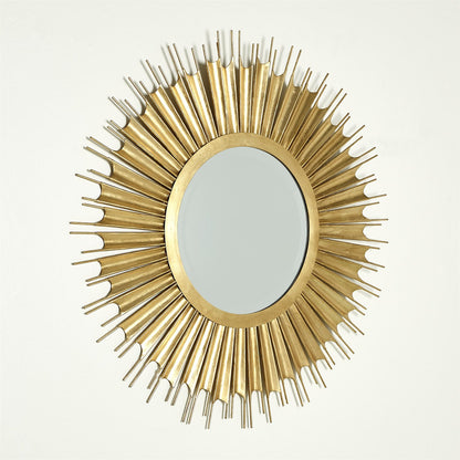 Global Views Necklace Mirror Gold Leaf 8.82923