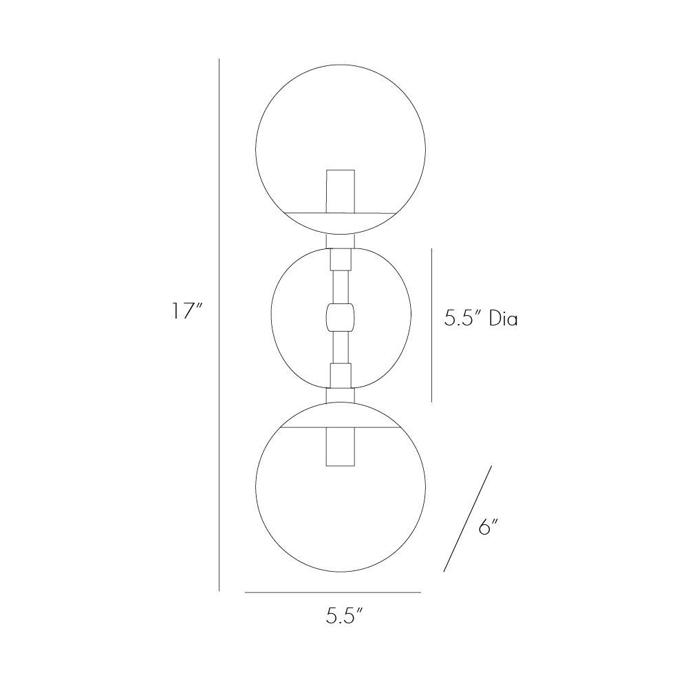 Arteriors Home Polaris Sconce 49961