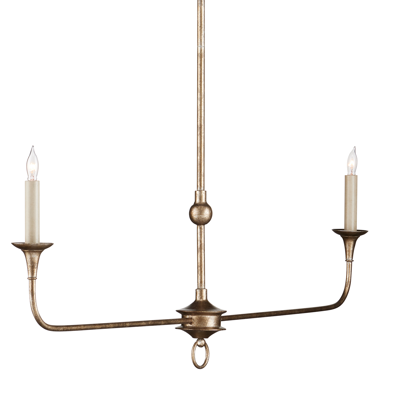 Currey & Co. Nottaway Bronze Linear Chandelier 9000-1128