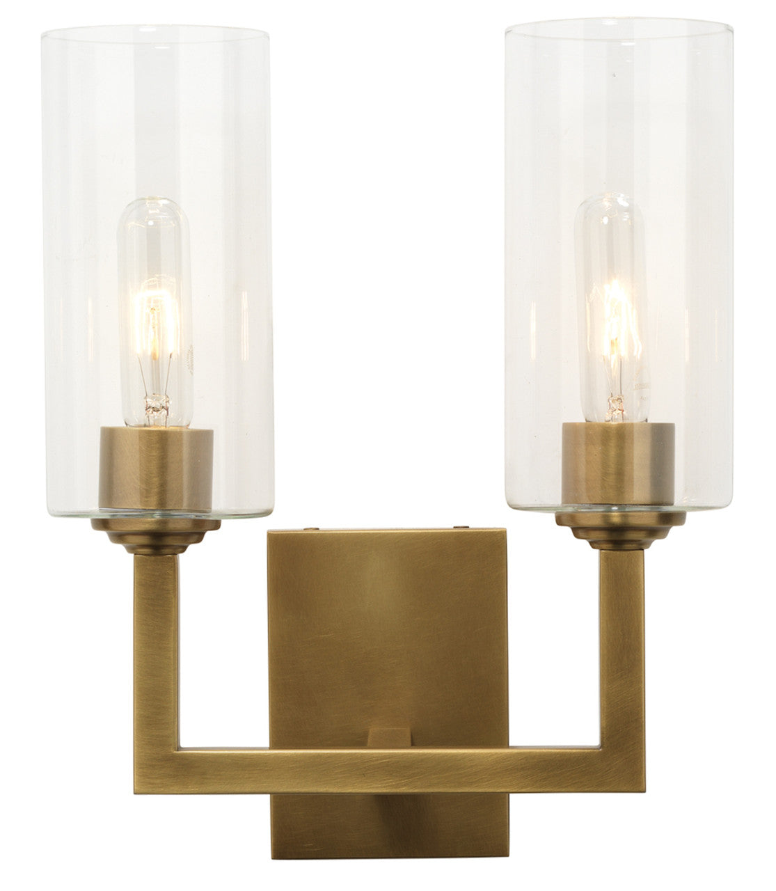 Jamie Young Linear Double Wall Sconce 4LINE-DBAB