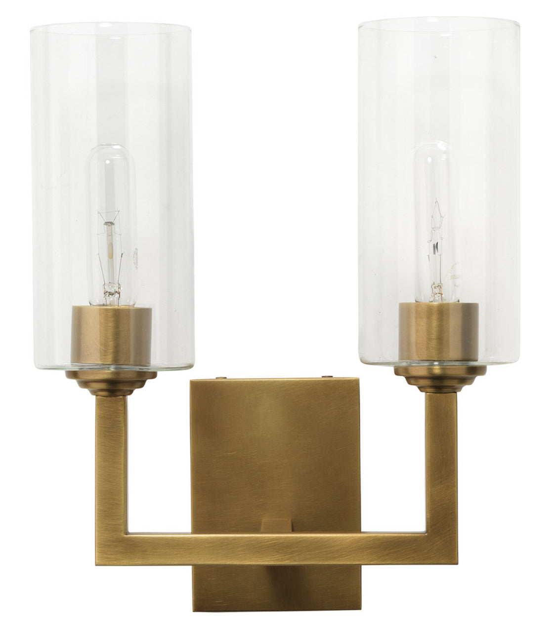 Jamie Young Linear Double Wall Sconce 4LINE-DBAB