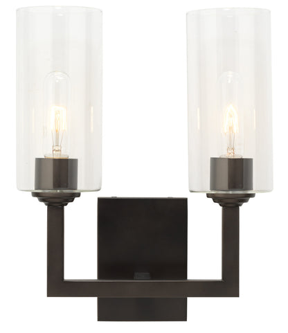 Jamie Young Linear Double Wall Sconce 4LINE-DBOB