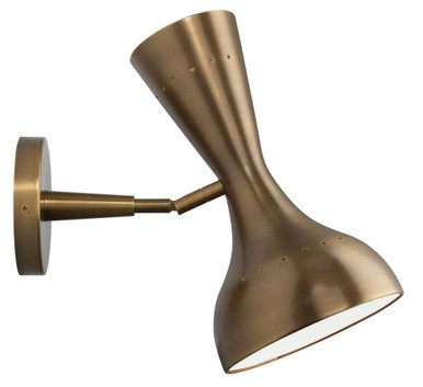 Jamie Young Pisa Wall Sconce in Antique Brass Metal 4PISA-SCAB