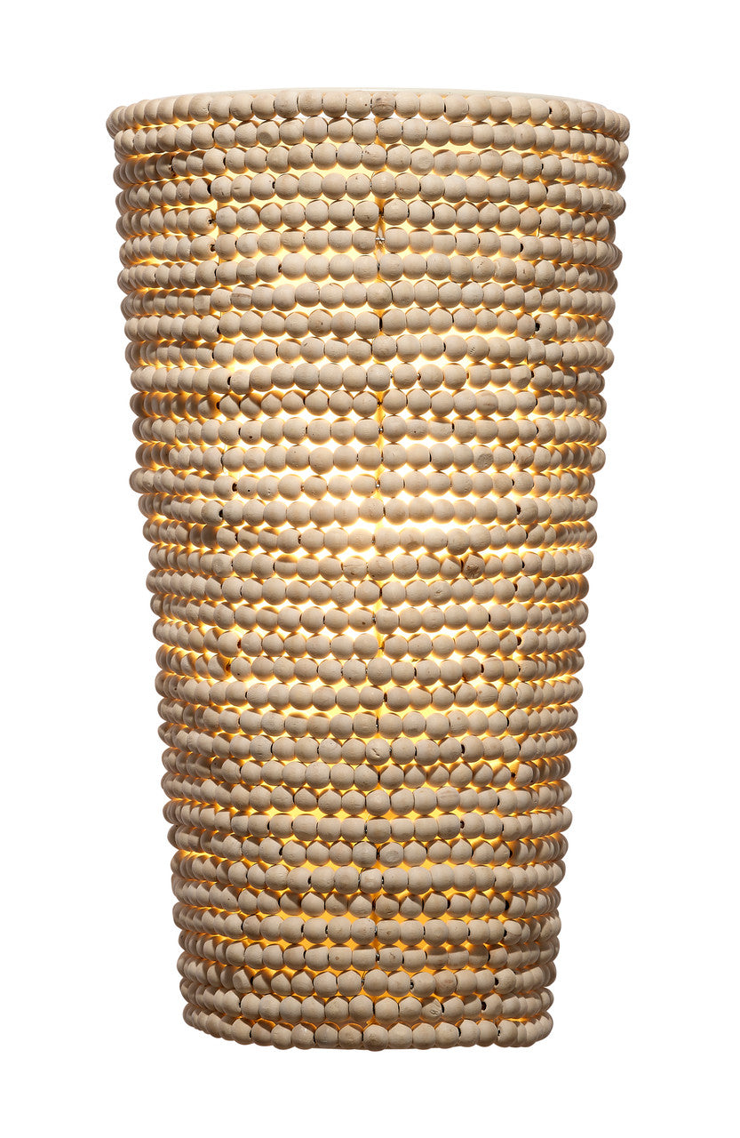 Jamie Young  Seawall Beaded Cone Sconce 4SEAW-CONA