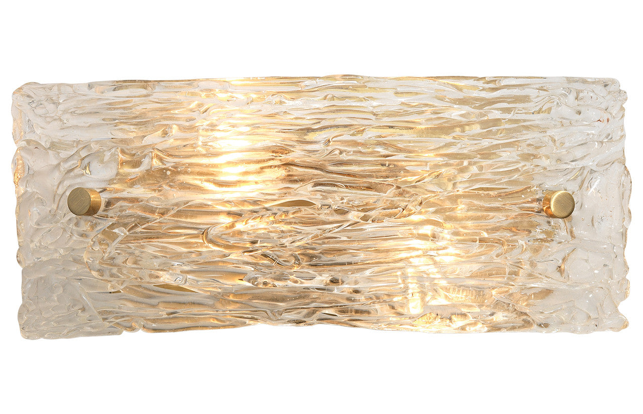 Jamie Young Swan Curved Glass Sconce 4SWAN-SMCL