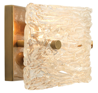 Jamie Young Swan Curved Glass Sconce 4SWAN-SMCL