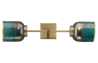 Jamie Young Vapor Double Sconce 4VAPO-DBAQ