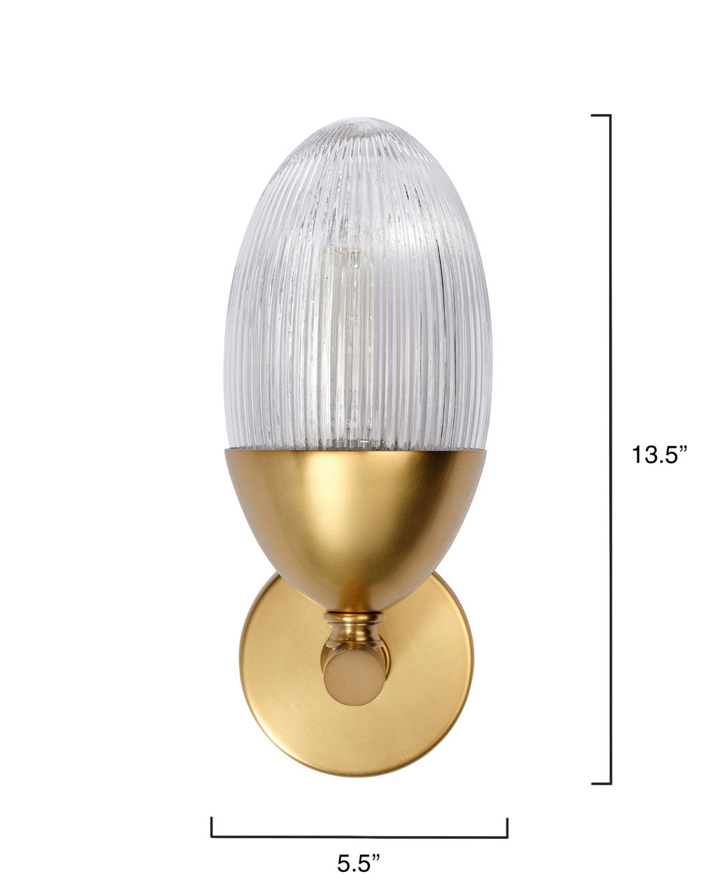 Jamie Young Whitworth Sconce Small  4WHIT-SMAB