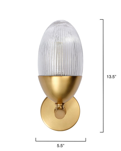 Jamie Young Whitworth Sconce Small  4WHIT-SMAB