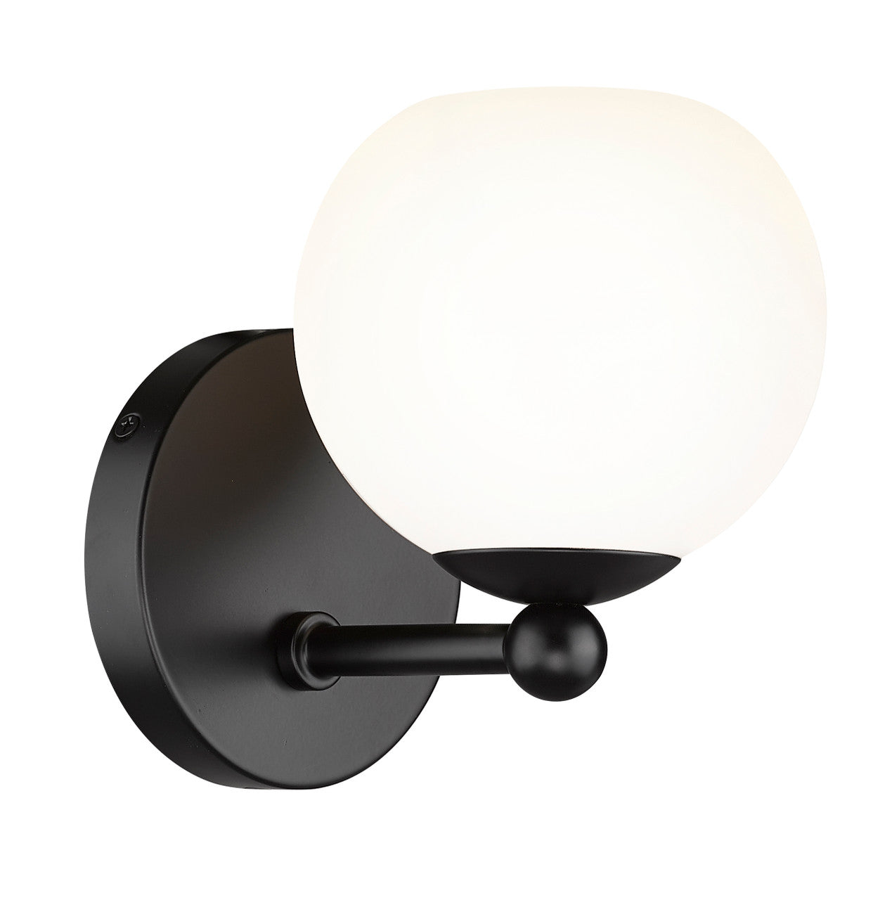 Z-Lite Neoma 1 Light Wall Sconce in Matte Black 1100-1S-MB