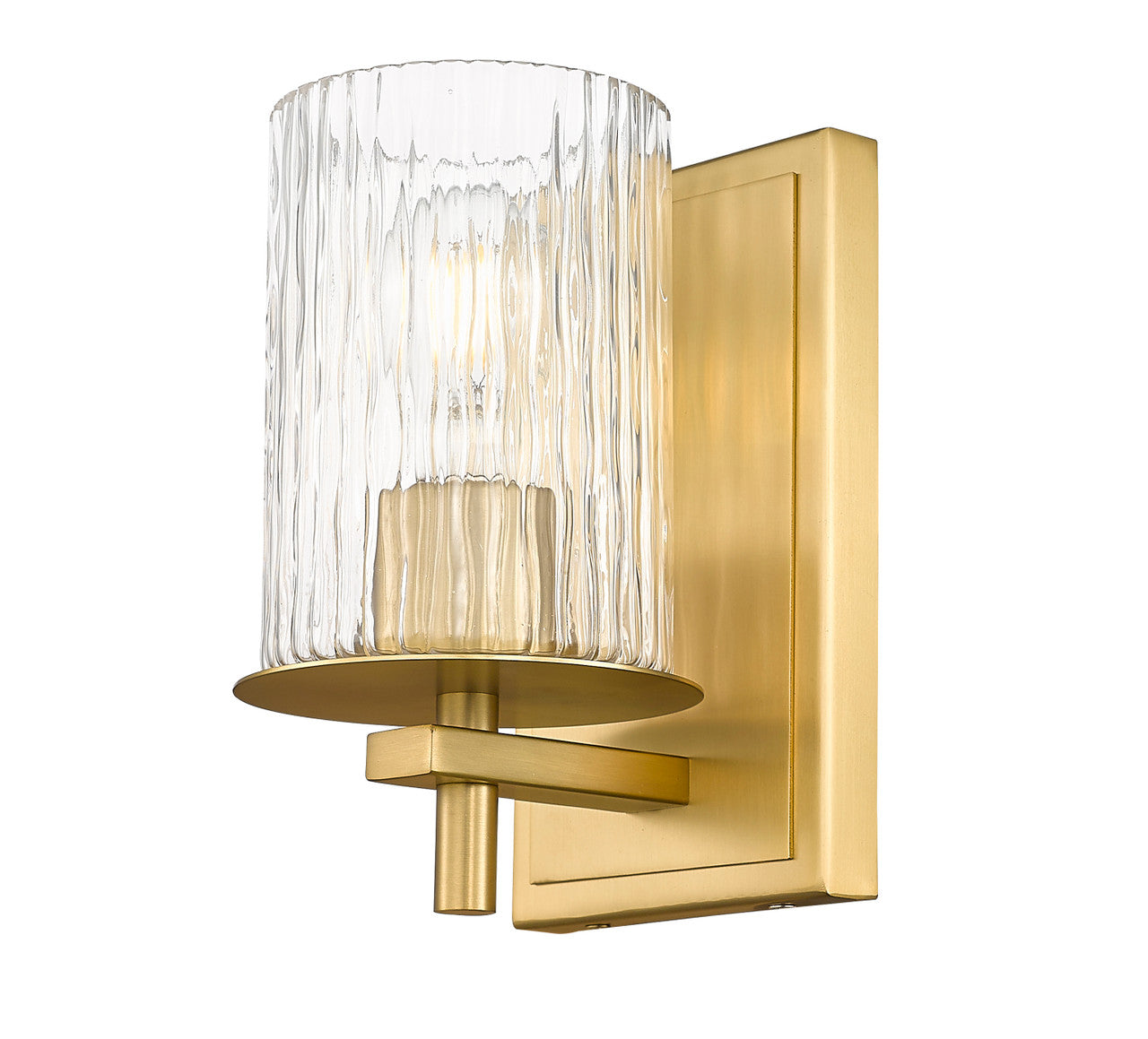 Z-Lite Grayson 1 Light Wall Sconce in Modern Gold 1949-1S-MGLD