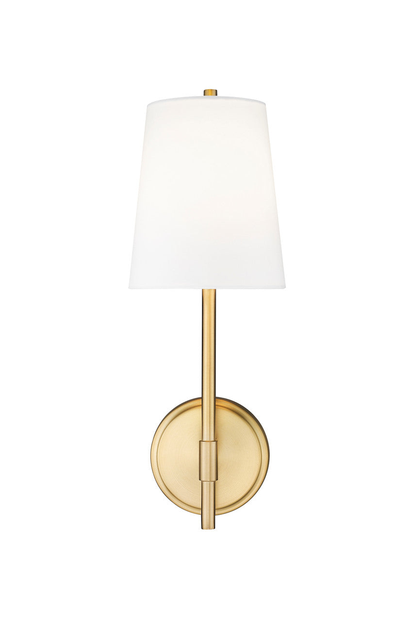 Z-Lite Winward 1 Light Wall Sconce in Olde Brass 816-1S-OBR