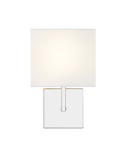 Z-Lite Saxon 1 Light Wall Sconce in Polished Nickel 815-1S-PN