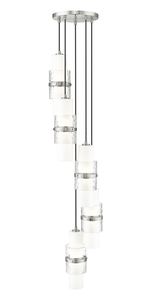 Z-Lite Cayden 5 Light Chandelier in Brushed Nickel 1946P-5R-BN